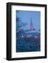 View of Town and Crooked Spire Church, Chesterfield, Derbyshire, England, United Kingdom, Europe-Frank Fell-Framed Photographic Print