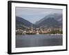 View of Town and Lake, Lecco, Lake Como, Lombardy, Italian Lakes, Italy, Europe-Frank Fell-Framed Photographic Print