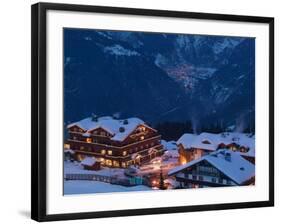 View of Town and Le Croisette Area, Courchevel 1850, French Alps, Savoie, France-Walter Bibikow-Framed Photographic Print