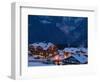 View of Town and Le Croisette Area, Courchevel 1850, French Alps, Savoie, France-Walter Bibikow-Framed Photographic Print