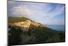View of Town and Sea, Pisciotta, Campania, Italy-Stefano Amantini-Mounted Photographic Print
