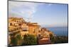 View of Town and Sea, Pisciotta, Campania, Italy-Stefano Amantini-Mounted Photographic Print