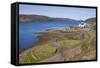 View of Town Based on Lake Shore, Shieldaig, Scotland, United Kingdom-Stefano Amantini-Framed Stretched Canvas