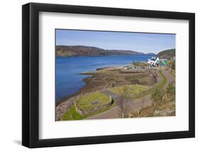 View of Town Based on Lake Shore, Shieldaig, Scotland, United Kingdom-Stefano Amantini-Framed Photographic Print