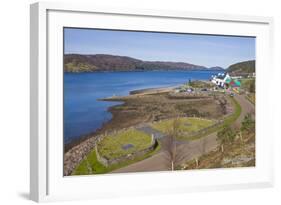 View of Town Based on Lake Shore, Shieldaig, Scotland, United Kingdom-Stefano Amantini-Framed Photographic Print