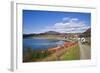 View of Town Based on Lakeshore, Applecross, Scotland, United Kingdom-Stefano Amantini-Framed Photographic Print