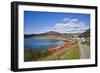 View of Town Based on Lakeshore, Applecross, Scotland, United Kingdom-Stefano Amantini-Framed Photographic Print