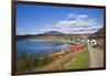 View of Town Based on Lakeshore, Applecross, Scotland, United Kingdom-Stefano Amantini-Framed Photographic Print