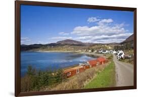 View of Town Based on Lakeshore, Applecross, Scotland, United Kingdom-Stefano Amantini-Framed Photographic Print