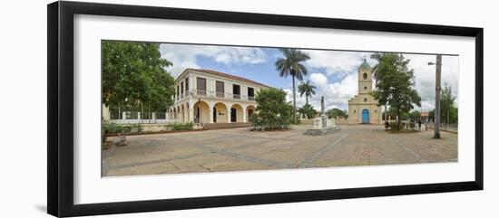 View of town center, Vinales, Pinar del Rio Province, Cuba-null-Framed Photographic Print