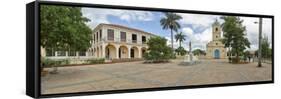 View of town center, Vinales, Pinar del Rio Province, Cuba-null-Framed Stretched Canvas
