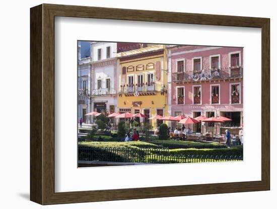 View of town centre, Guanajuato, Mexico, North America-Peter Groenendijk-Framed Photographic Print