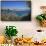 View of Town from Lantivy Seaside, Ajaccio, Corsica, France-Massimo Borchi-Framed Stretched Canvas displayed on a wall