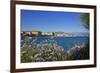 View of Town from Lantivy Seaside, Ajaccio, Corsica, France-Massimo Borchi-Framed Photographic Print