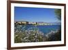 View of Town from Lantivy Seaside, Ajaccio, Corsica, France-Massimo Borchi-Framed Photographic Print