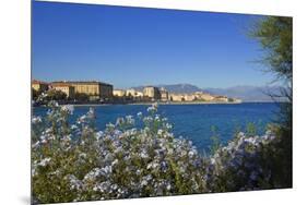 View of Town from Lantivy Seaside, Ajaccio, Corsica, France-Massimo Borchi-Mounted Photographic Print