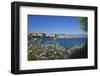 View of Town from Lantivy Seaside, Ajaccio, Corsica, France-Massimo Borchi-Framed Photographic Print