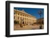 View of Town Hall in Piazza d'Italia in Sassari, Sassari, Sardinia, Italy, Mediterranean, Europe-Frank Fell-Framed Photographic Print