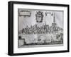 View of Town of Atri, Italy, 16th Century-null-Framed Giclee Print