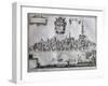 View of Town of Atri, Italy, 16th Century-null-Framed Giclee Print