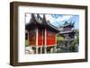 View of traditional Chinese architecture in Yu Garden, Shanghai, China-Frank Fell-Framed Photographic Print