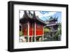 View of traditional Chinese architecture in Yu Garden, Shanghai, China-Frank Fell-Framed Photographic Print