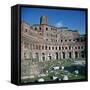 View of Trajans Market, 1st Century-Apollodorus of Damascus-Framed Stretched Canvas