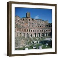 View of Trajans Market, 1st Century-Apollodorus of Damascus-Framed Photographic Print