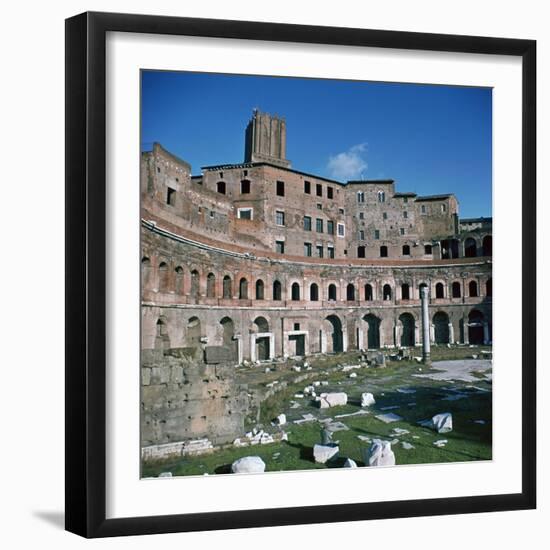 View of Trajans Market, 1st Century-Apollodorus of Damascus-Framed Photographic Print