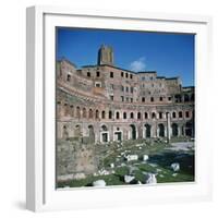 View of Trajans Market, 1st Century-Apollodorus of Damascus-Framed Photographic Print