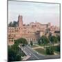 View of Trajans Market from the Forum of Trajan-Apollodorus of Damascus-Mounted Photographic Print