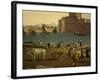 View of Trani Port-Jacob Philipp Hackert-Framed Giclee Print