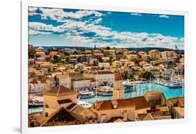 View of Trogir, Croatia, Europe-Laura Grier-Framed Photographic Print