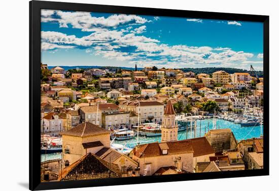 View of Trogir, Croatia, Europe-Laura Grier-Framed Photographic Print