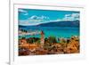 View of Trogir, UNESCO World Heritage Site, Croatia, Europe-Laura Grier-Framed Photographic Print