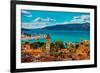 View of Trogir, UNESCO World Heritage Site, Croatia, Europe-Laura Grier-Framed Photographic Print