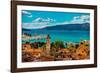 View of Trogir, UNESCO World Heritage Site, Croatia, Europe-Laura Grier-Framed Photographic Print