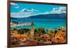 View of Trogir, UNESCO World Heritage Site, Croatia, Europe-Laura Grier-Framed Photographic Print