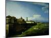 View of Turin from the Gardens of the Palazzo Reale, 1745-Bernardo Bellotto-Mounted Giclee Print