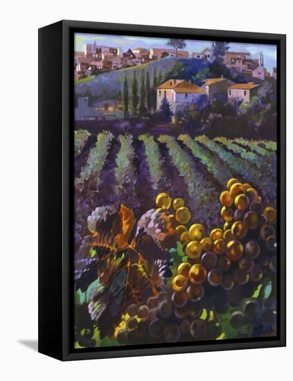 View of Tuscany-Clif Hadfield-Framed Stretched Canvas