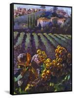 View of Tuscany-Clif Hadfield-Framed Stretched Canvas