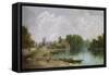 View of Twickenham-W. Howard-Framed Stretched Canvas