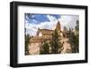 View of Two Towers Bridge from the Fairyland Trail in Bryce Canyon National Park, Utah, United Stat-Michael Nolan-Framed Photographic Print