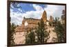 View of Two Towers Bridge from the Fairyland Trail in Bryce Canyon National Park, Utah, United Stat-Michael Nolan-Framed Photographic Print