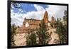 View of Two Towers Bridge from the Fairyland Trail in Bryce Canyon National Park, Utah, United Stat-Michael Nolan-Framed Photographic Print