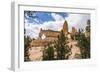 View of Two Towers Bridge from the Fairyland Trail in Bryce Canyon National Park, Utah, United Stat-Michael Nolan-Framed Photographic Print