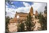 View of Two Towers Bridge from the Fairyland Trail in Bryce Canyon National Park, Utah, United Stat-Michael Nolan-Mounted Photographic Print