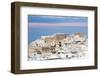View of typical architecture and white houses of the old medieval town at sunset, Ostuni, Province -Roberto Moiola-Framed Photographic Print