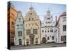 View of Typical Houses known as Three Brothers-Massimo Borchi-Stretched Canvas