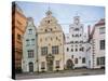 View of Typical Houses known as Three Brothers-Massimo Borchi-Stretched Canvas